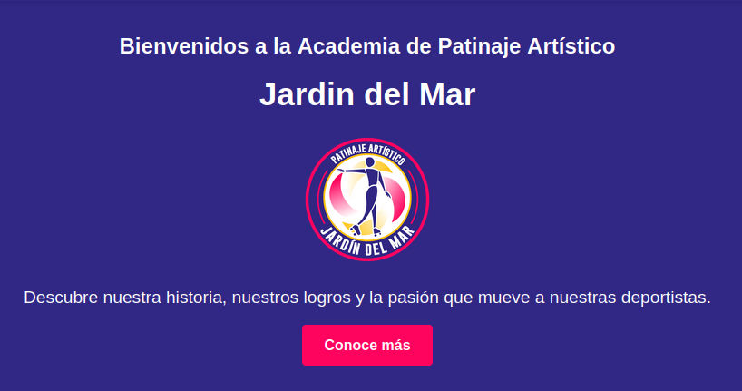 Plataforma Academia Jardín del Mar